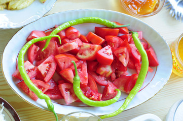 Organic tomatoes made with classical farming techniques
