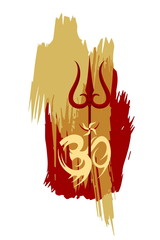 Om Trishul & Swastik
