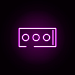 password neon icon. Elements of security set. Simple icon for websites, web design, mobile app, info graphics