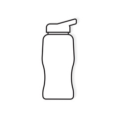 sport water bottle icon- vector illustration