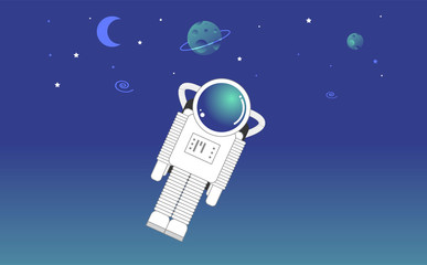 astronauta, spazio, universo, connessione, etere, wifi,  © xyz+