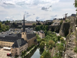 Ausblick auf die Luxemburger Altstadt