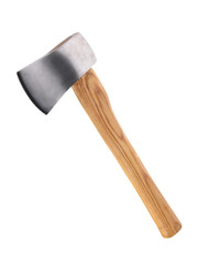 Travel axe  isolated on white