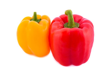 Bell pepper on white background