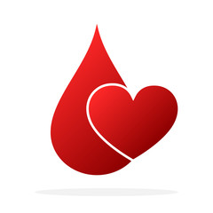 Obraz premium Blood donation icon. Vector illustration