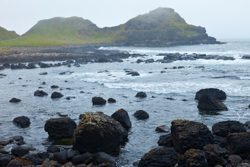 The Giant's Causeway. World Heritage Site. Antrim County, Northern Ireland, Europe