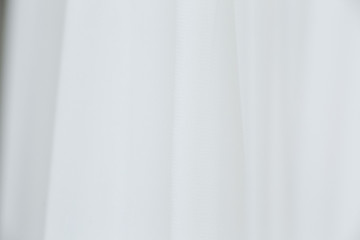 Obraz premium Wedding Dress Fabric Detail Close Up on wedding day