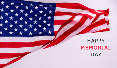 American flag background for Memorial Day or 4th of July with copy space. Or Independence Day background. Copy space for advertisers.