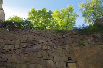 Hoche Treppe in Stockholm
