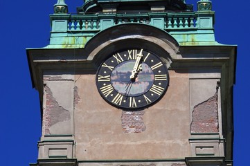Kirchturm in schwedens Stockholm