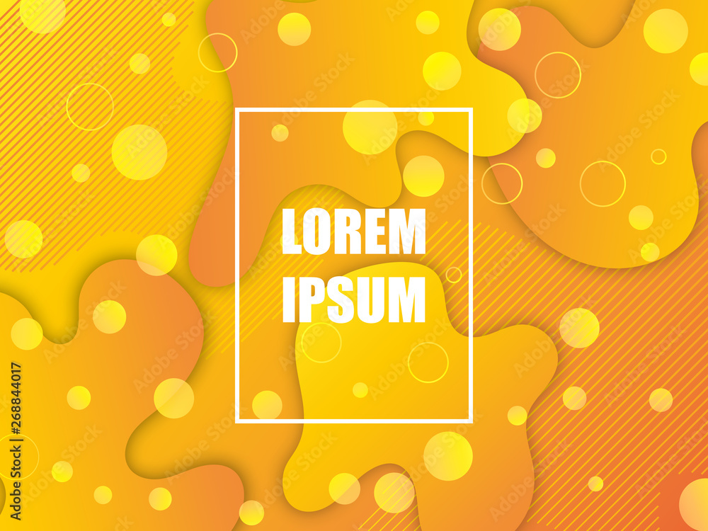 Poster dynamic colorful 3d geometric background. abstract vector illustration