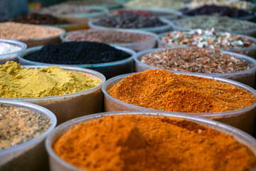 Spices at herbal market
