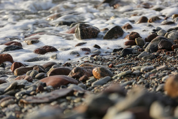 Stones by the sea, Gotland Sweden.