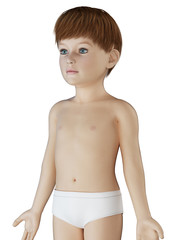 3d rendered medically accurate illustration of a boys body