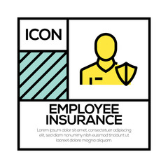 EMPLOYEE INSURANCE ICON CONCEPT