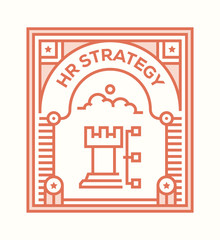 HR STRATEGY ICON CONCEPT