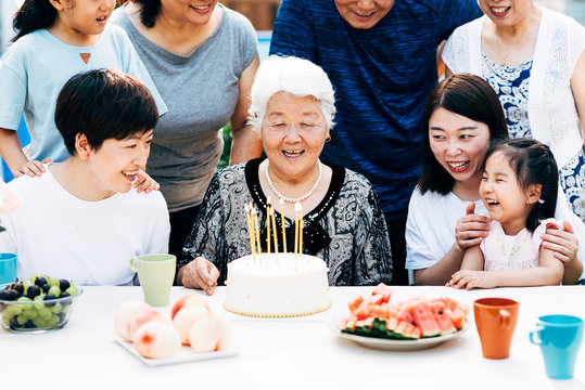 Grandmother's birthday party