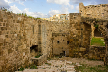 Fototapeta na wymiar Citadel of Raymond de Saint-Gilles in Tripoli, Lebanon