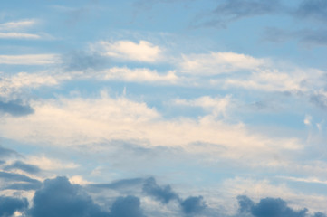 Fototapeta na wymiar beautiful background bright blue sky with white clouds