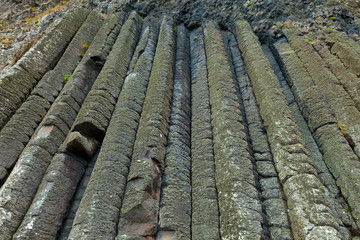 Organ Pipes Basalt Columns. The Giant's Causeway. World Heritage Site. Causeway Coastal Route. Antrim County, Northern Ireland, Europe