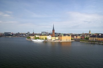 Fototapeta na wymiar Blick auf Stockholm