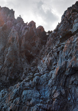 The cliffs of Samothraki