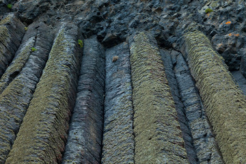 Organ Pipes Basalt Columns. The Giant's Causeway. World Heritage Site. Causeway Coastal Route. Antrim County, Northern Ireland, Europe