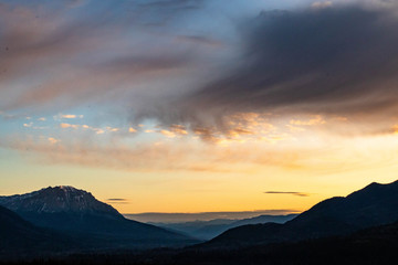 sunrise mountains 