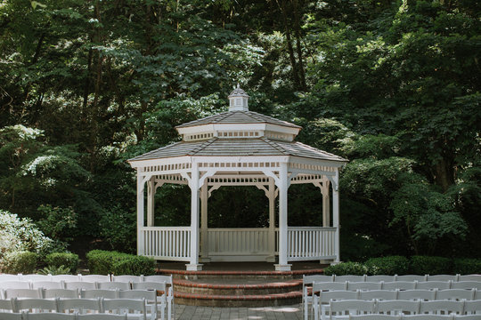 Gazebo at Wedding Ceremony