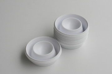 Eierbecher aus Plastik