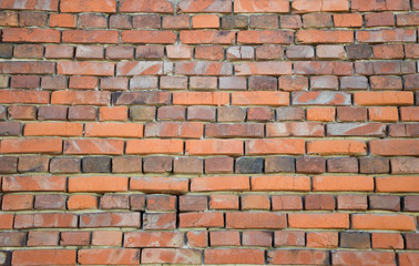 Red brick wall texture