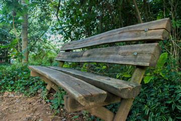 Naklejka premium Alone Bench