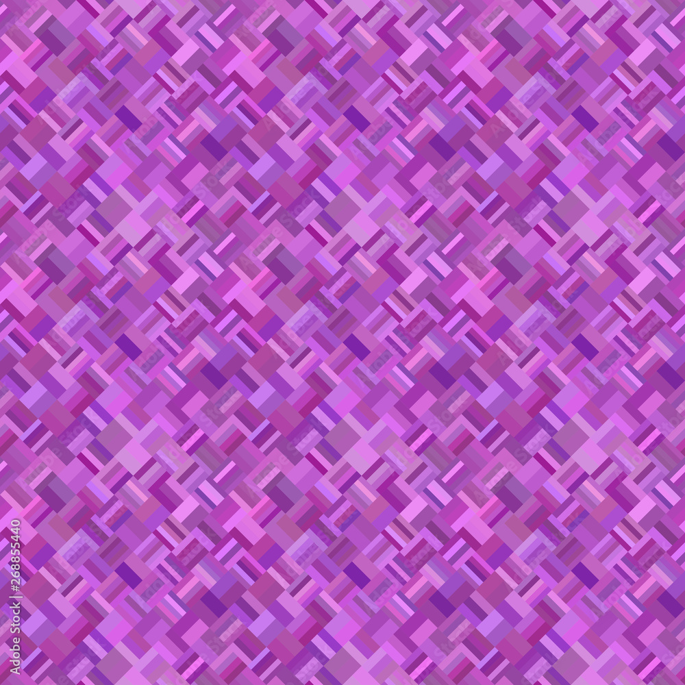 Poster purple geometric diagonal rectangle mosaic pattern background - repeatable graphic design