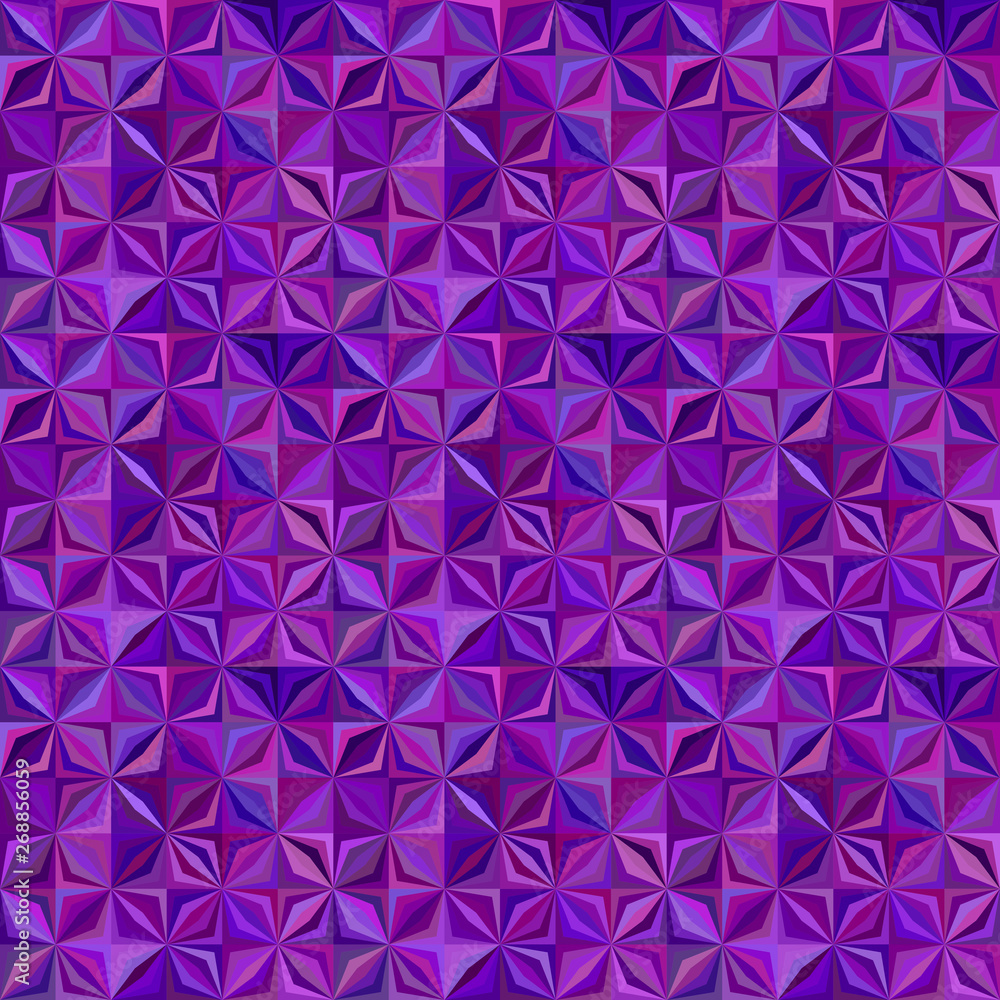 Poster purple geometrical tile mosaic pattern background - repeating design