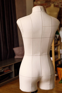 Mannequin in tailor shop