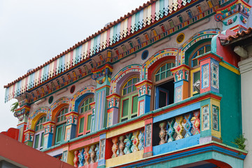 Naklejka premium Wohnhaus in Little India