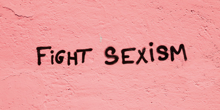 Fight Sexism Graffiti on Wall