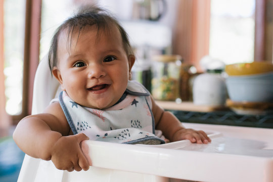 Baby in High Chair