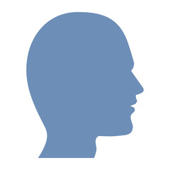 human head silhouette