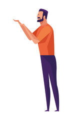 man avatar cartoon character