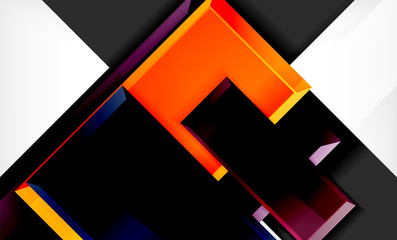 Colorful square and rectangle blocks background