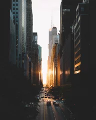 Foto op Aluminium Manhattan Sunset © Michael