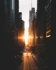 Sunset in New York