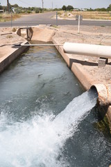 Arizona irrigation discharge pipes
