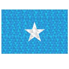 Polygonal Somalia flag national symbol background low poly style vector illustration eps