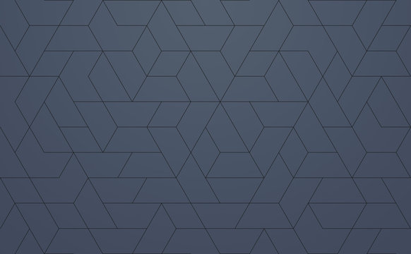 Modern Pattern Geometric, techie hexagonal based texture