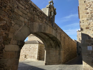 Caceres, historical city of Extremadura.Spain. Unesco World Heritage Site