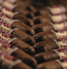 macro photography cigars background