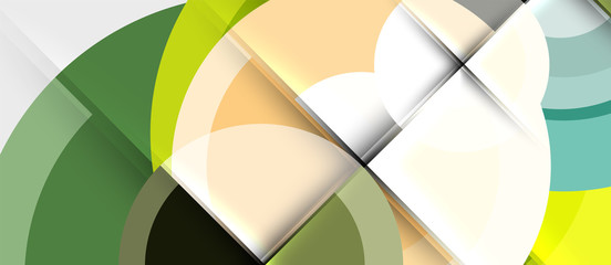 Obraz premium Geometric design abstract background - circles