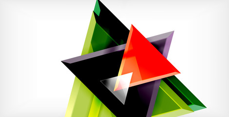 Triangle abstract background